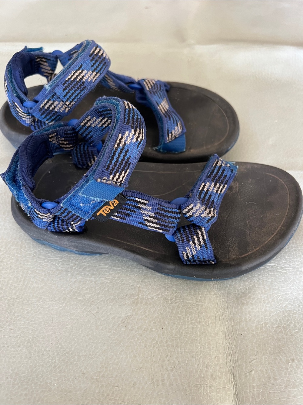 Teva Kids Blue and Black Patterned Sport Sandals